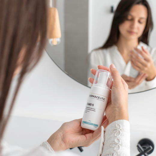 Glowing Skin with Dermaceutic Foamer 15 Cleanser Benefits