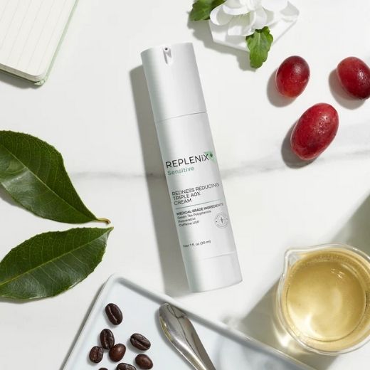 Reduce Facial Redness with Replenix Redness Reducing Triple AOX