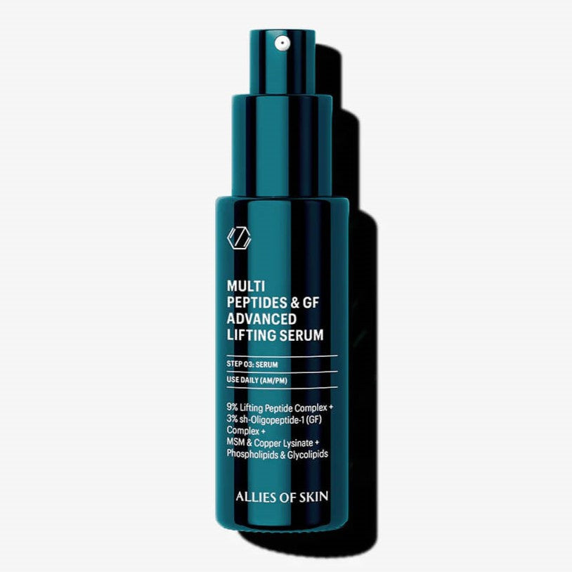 Allies of Skin Multi Peptides & GF Advanced Lifting Serum available at SkinElite