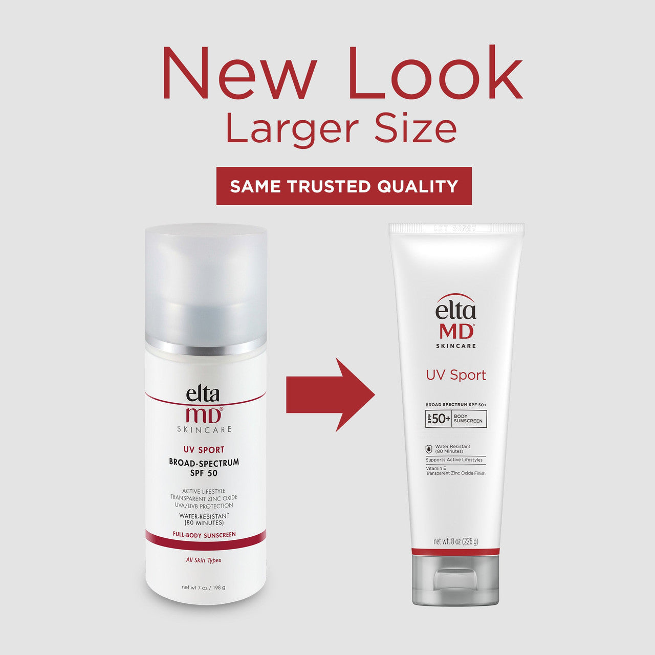 EltaMD UV Sport Broad-Spectrum SPF 50 - SkinElite - new look 3 oz
