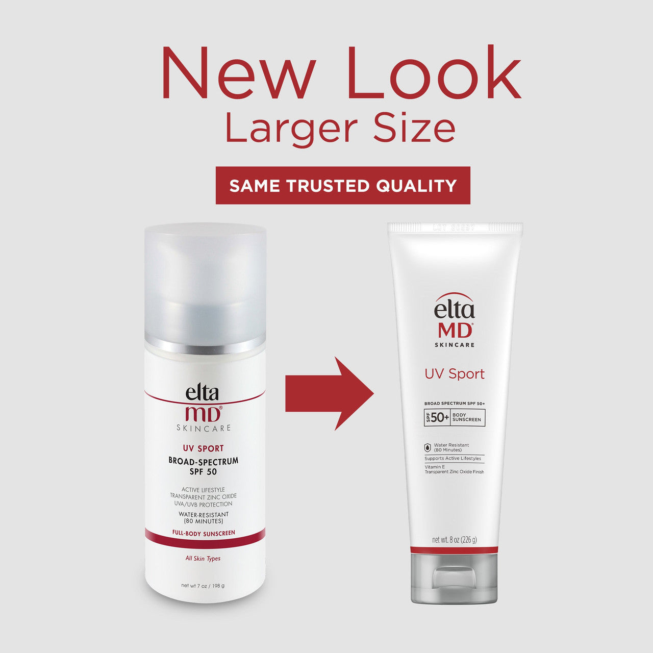 EltaMD UV Sport Broad-Spectrum SPF 50 - SkinElite - new look 3 oz
