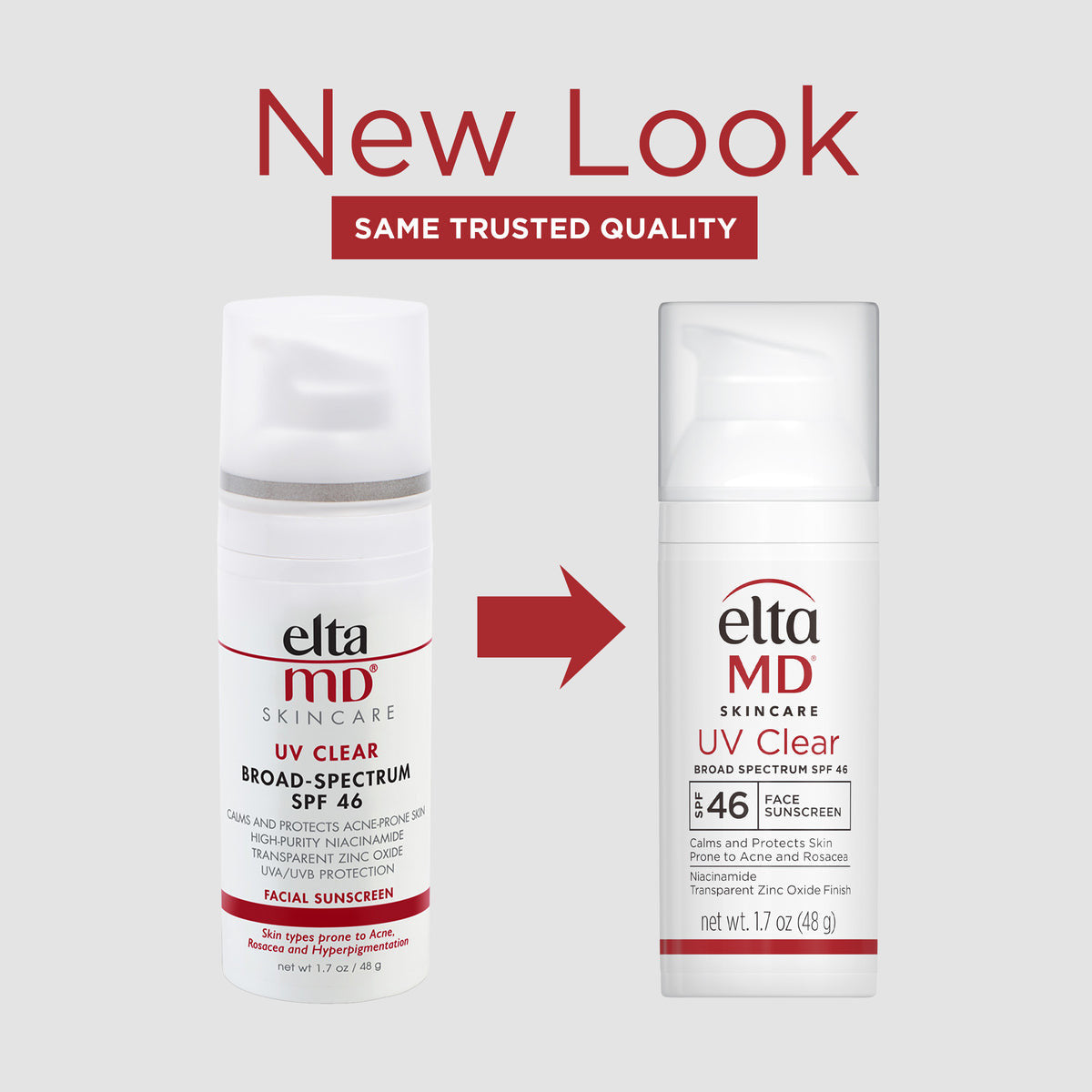 EltaMD UV Clear Broad-Spectrum SPF 46 Untinted 1.7 oz - SkinElite - new look
