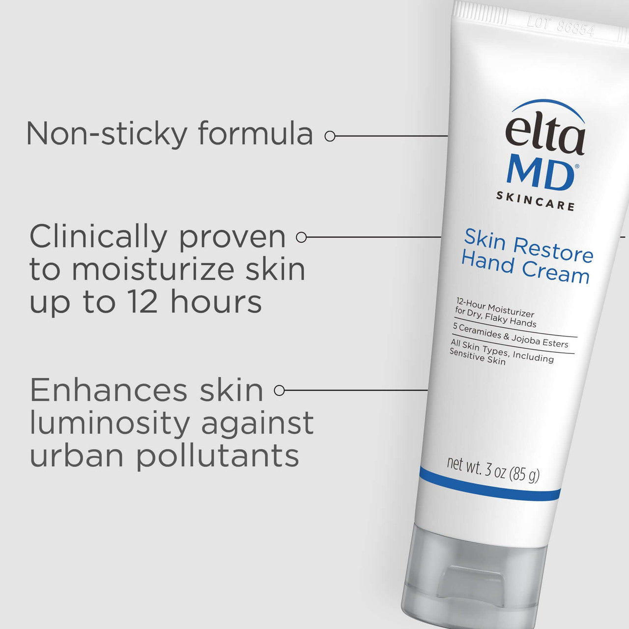 EltaMD Skin Restore Hand Cream 3 oz - SkinElite - benefits
