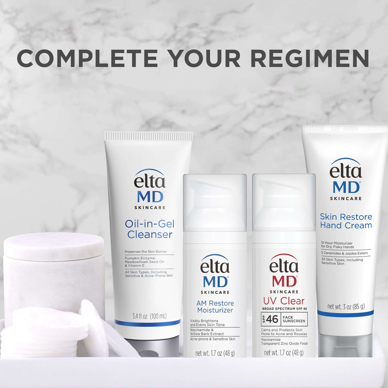 EltaMD Skin Restore Hand Cream 3 oz - SkinElite - routine