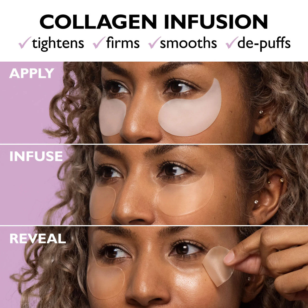 Peter Thomas Roth Instant FIRMx® Collagen Infusion Tightening Eye Patches - Skin Elite - Steps