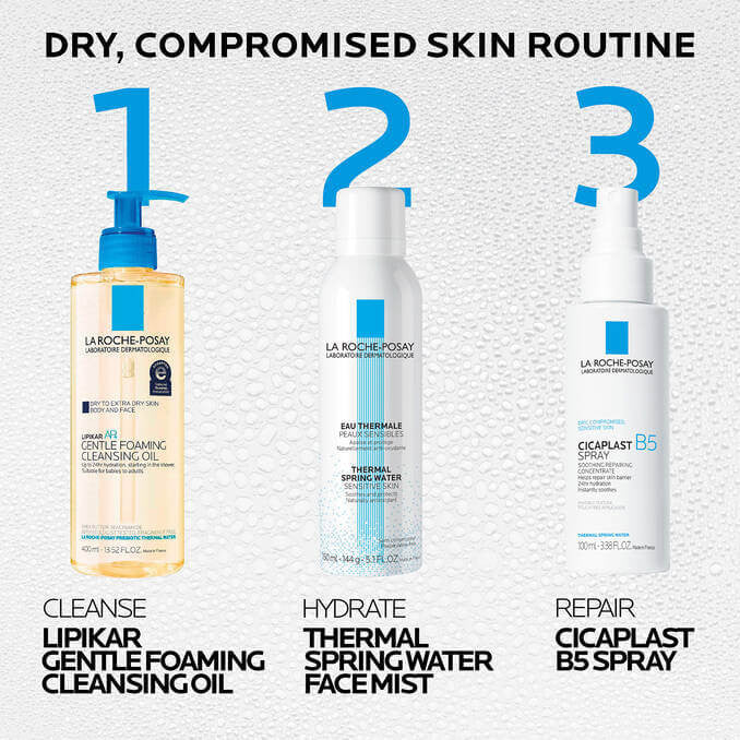 La Roche-Posay Cicaplast B5 Spray 3.38 fl oz - SkinElite - routine