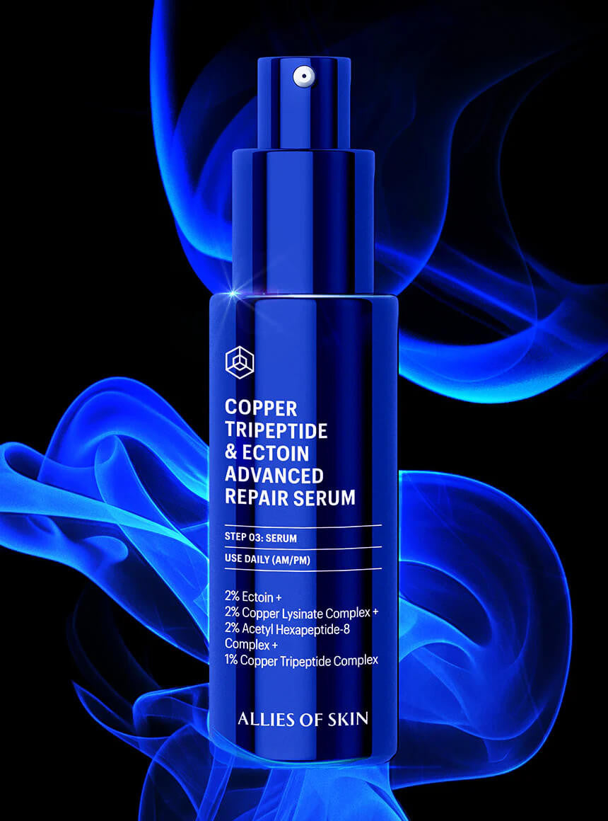 Allies of Skin Copper Tripeptide & Ectoin Advanced Repair Serum 1 fl oz - SkinElite - media