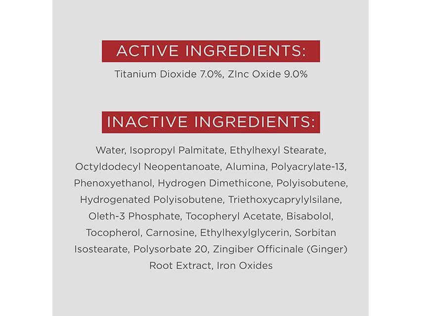 EltaMD UV Physical Rosy Tint Broad Spectrum SPF 40 1.7 fl oz - SkinElite - ingredients list