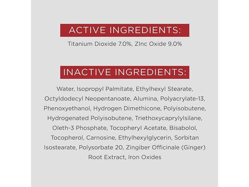 EltaMD UV Physical Rosy Tint Broad Spectrum SPF 40 1.7 fl oz - SkinElite - ingredients list