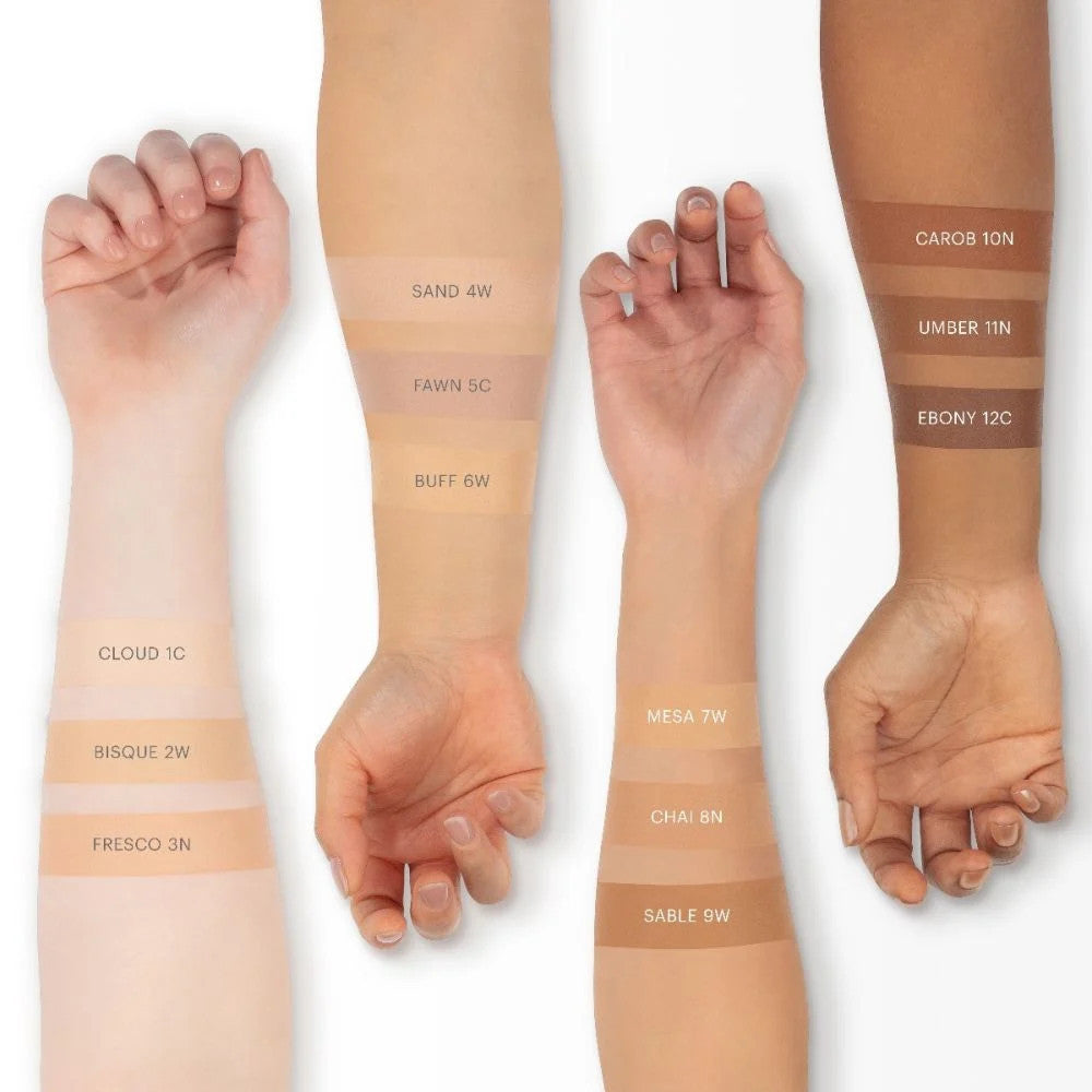 Glo Skin Beauty Luminous Liquid Foundation SPF 18 Arm Swatches