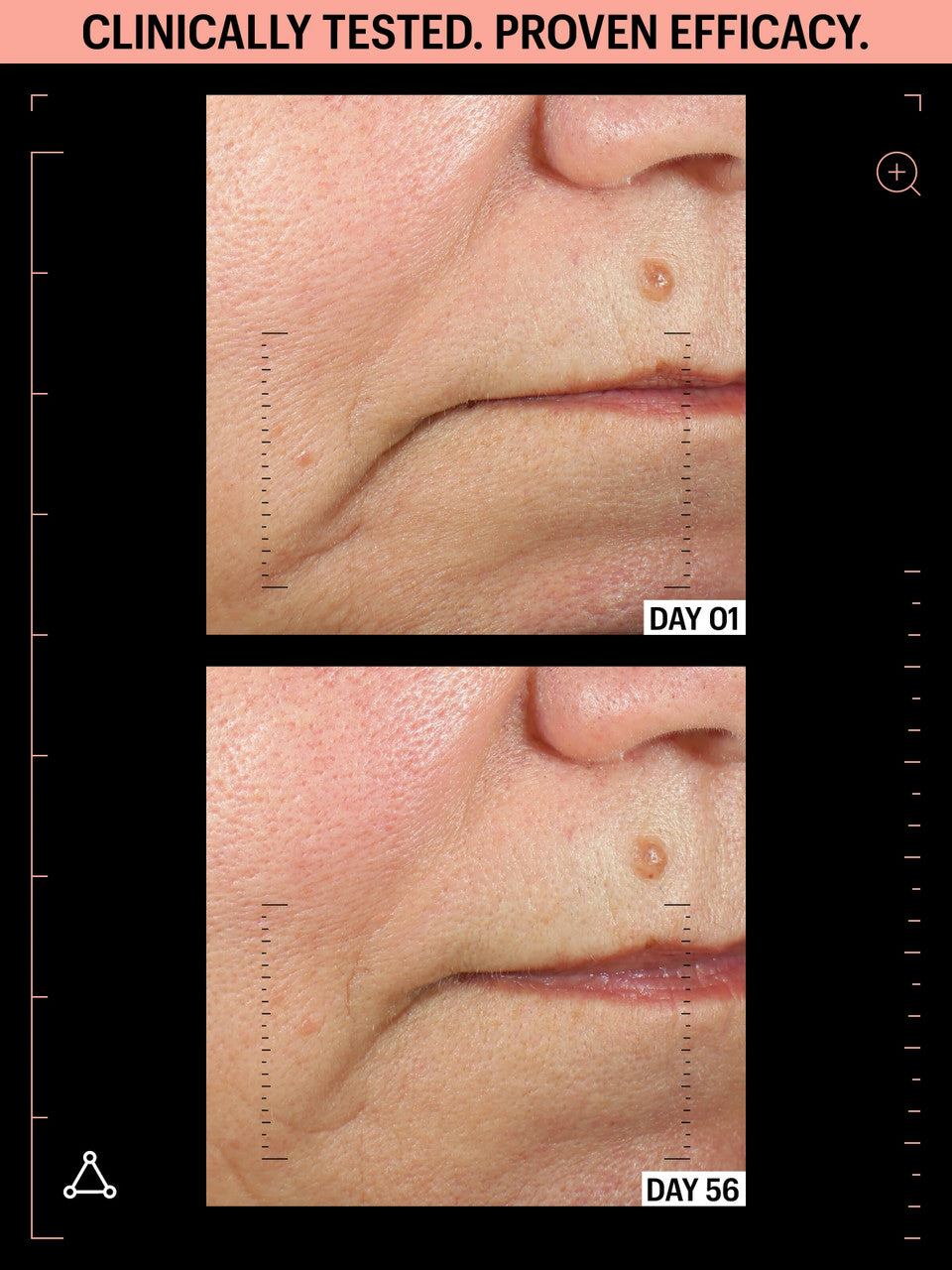 Allies of Skin Peptides & Antioxidants Advanced Firming Daily Treatment 1.6 fl oz - SkinElite - before & after 1