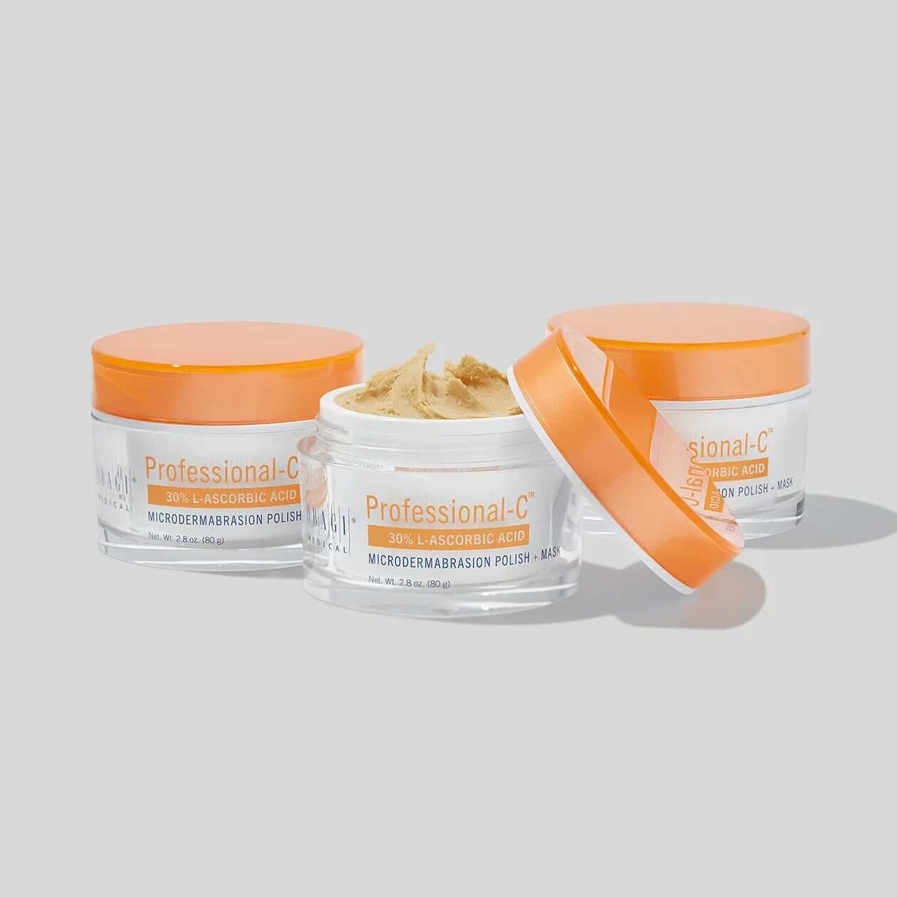 Obagi Professional-C Microdermabrasion Polish + Mask 30% 2.8 fl oz - Skin Elite - jars