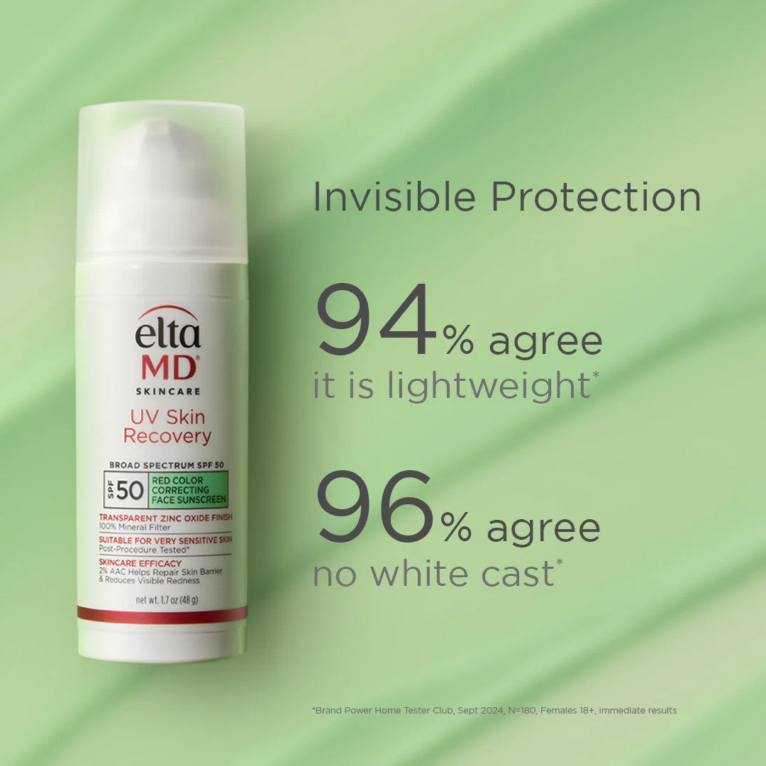 EltaMD UV Skin Recovery Green Tint Sunscreen Reviews