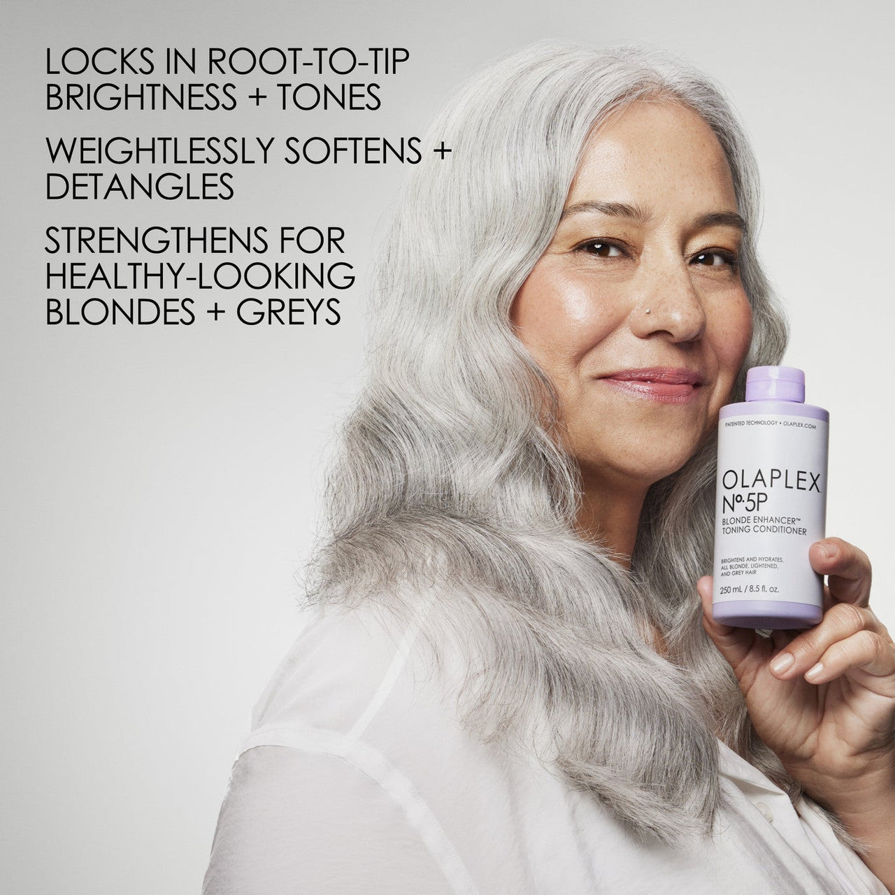 Olaplex Nº. 5P Blonde Enhancer™ Toning Conditioner - SkinElite - benefits