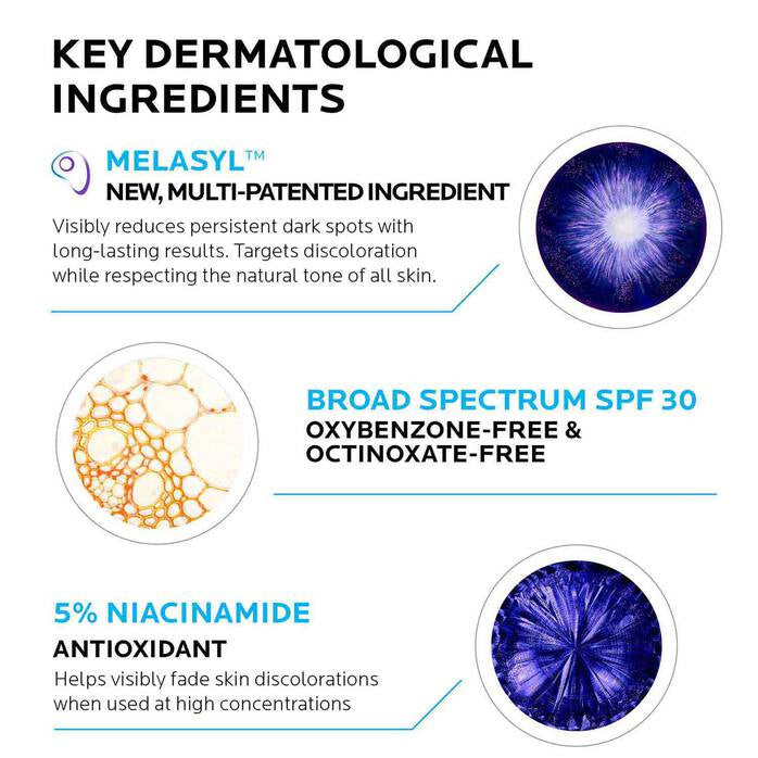 La Roche-Posay Mela B3 UV Daily Sunscreen 1.35  fl oz - SkinElite - ingredients