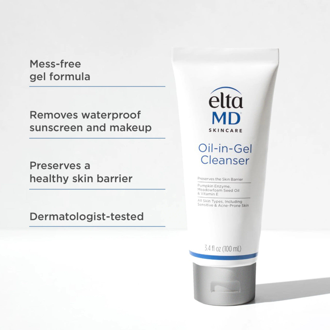 EltaMD Oil-In-Gel Cleanser 3.4 fl oz info 2