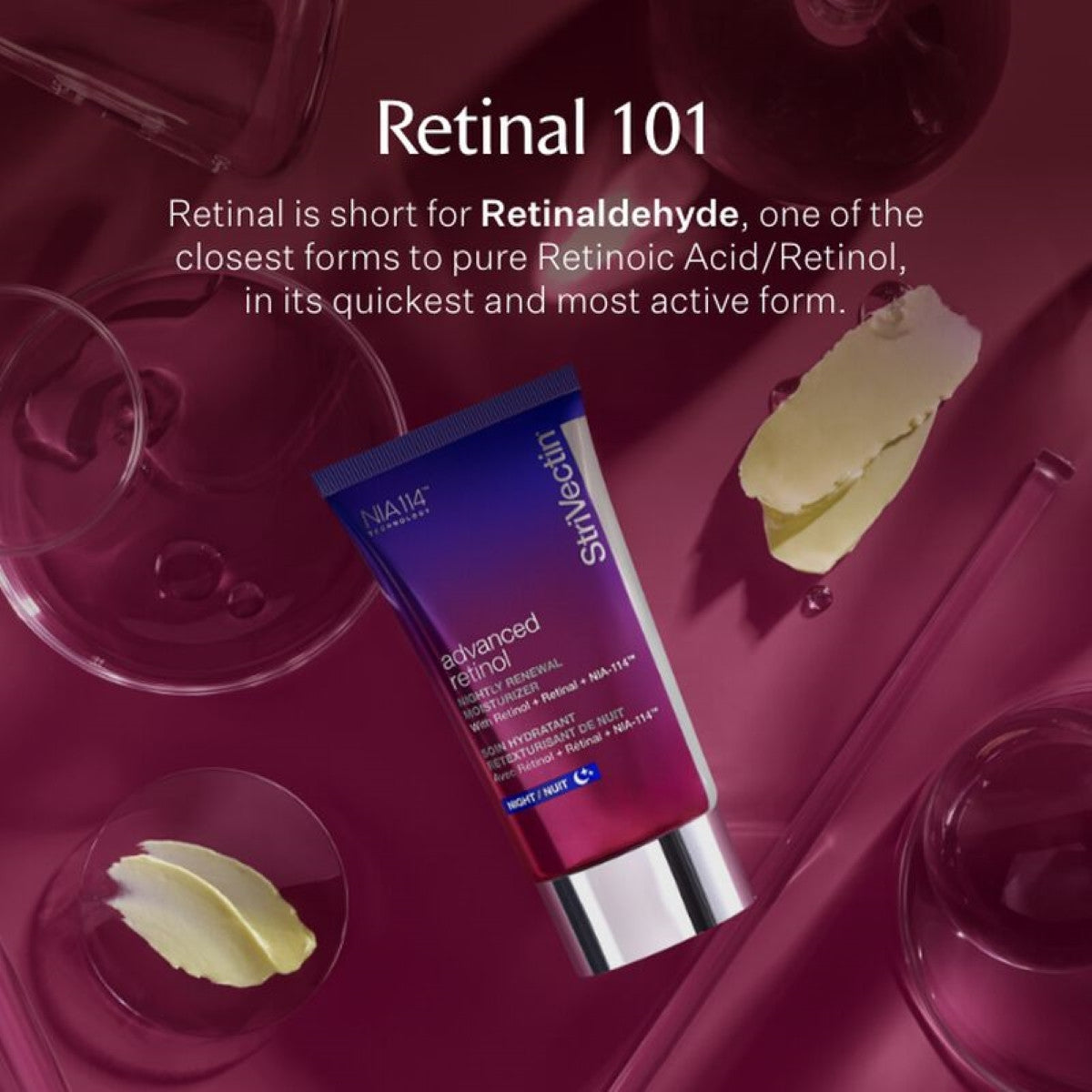 StriVectin Advanced Retinol Nightly Renewal Moisturizer - SkinElite - ingredients