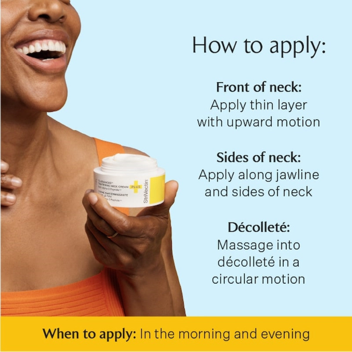 StriVectin TL Advanced™ Tightening Neck Cream PLUS 1.7 oz - SkinElite - directions