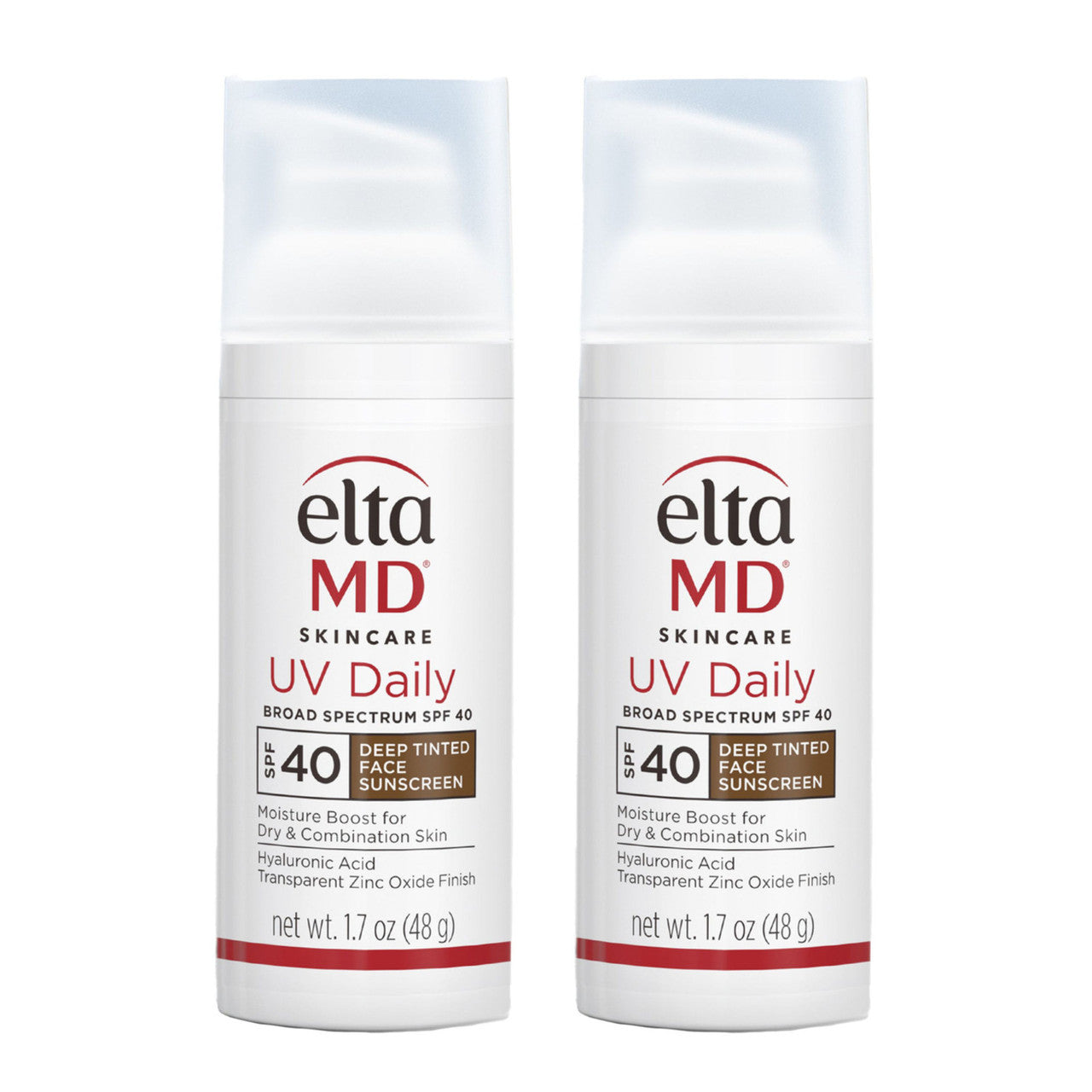 EltaMD UV Daily Deep Tinted Broad-Spectrum SPF 40 - Value Duo - SkinElite