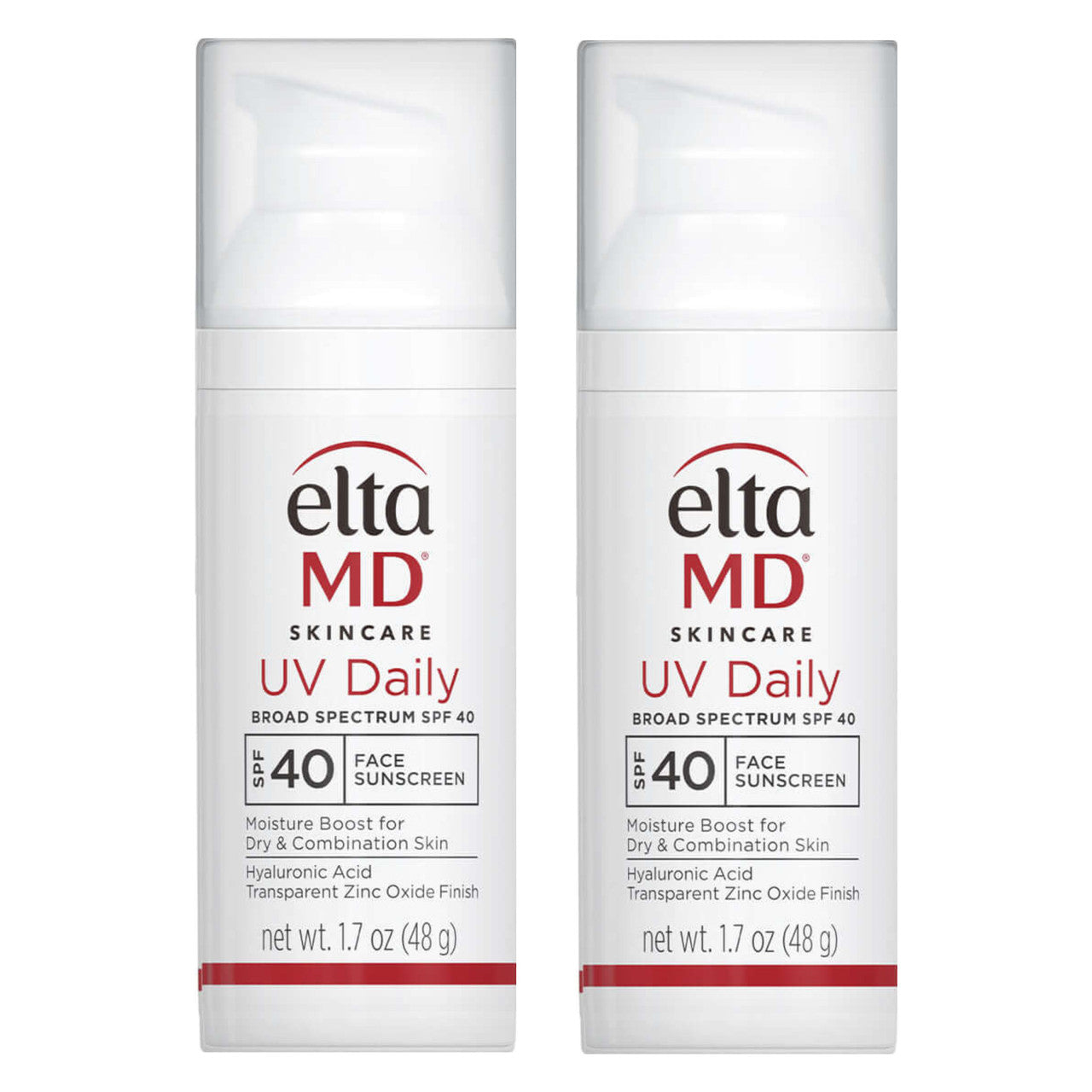 EltaMD UV Daily Sunscreen SPF 40 Value Duo Untinted 1.7 oz- SkinElite