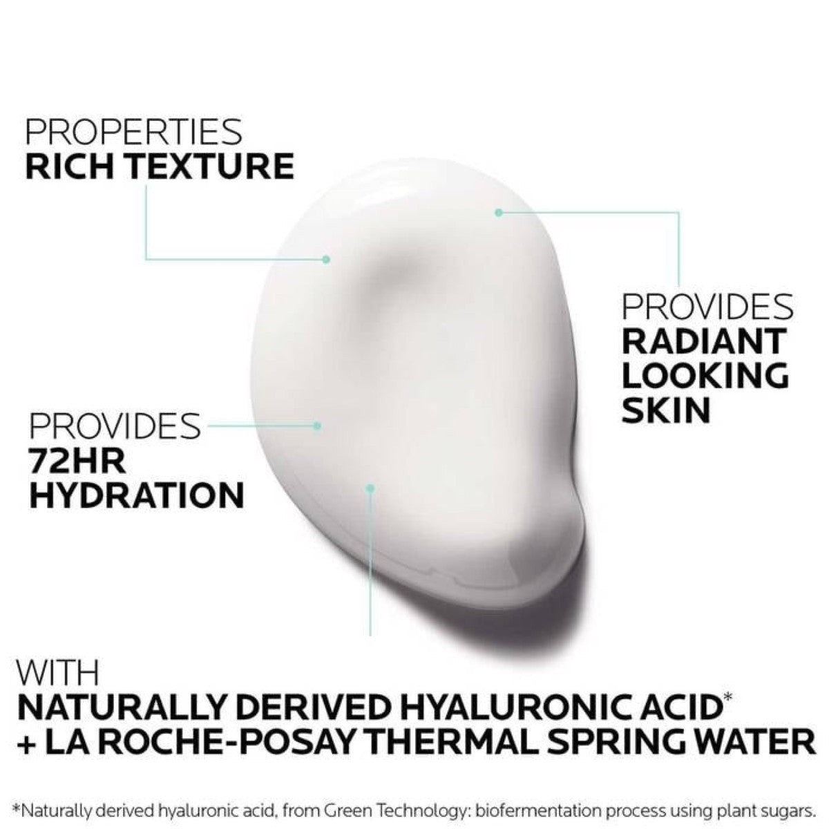 La Roche-Posay Hydraphase HA Rich Hyaluronic Acid Face Cream 1.69 fl oz - SkinElite - formulation