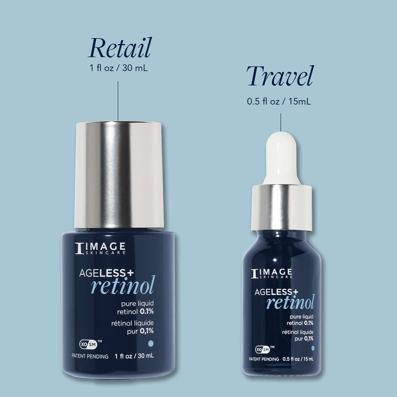 IMAGE AGELESS+ retinol pure liquid retinol 0.1% - SkinElite - sizes