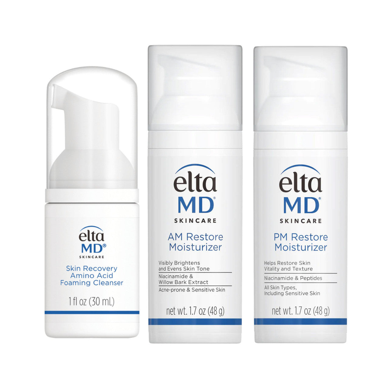 EltaMD AM & PM Restore Facial Moisturizer Value Set - SkinElite
