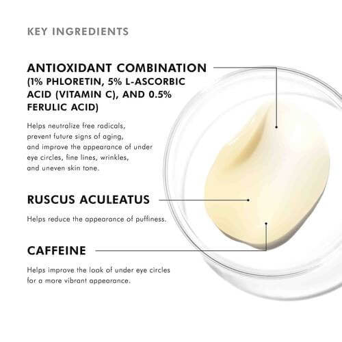 SkinCeuticals AOX+ Eye Gel 0.5 fl oz - SkinElite - ingredients