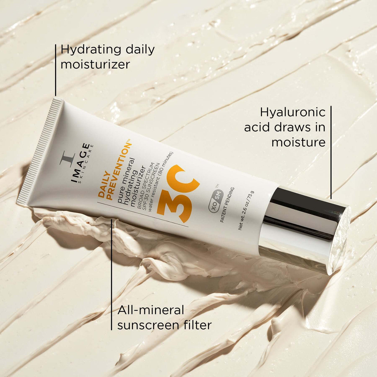 IMAGE DAILY PREVENTION pure mineral hydrating moisturizer SPF 30 - 2.6 fl oz - SkinElite - benefits