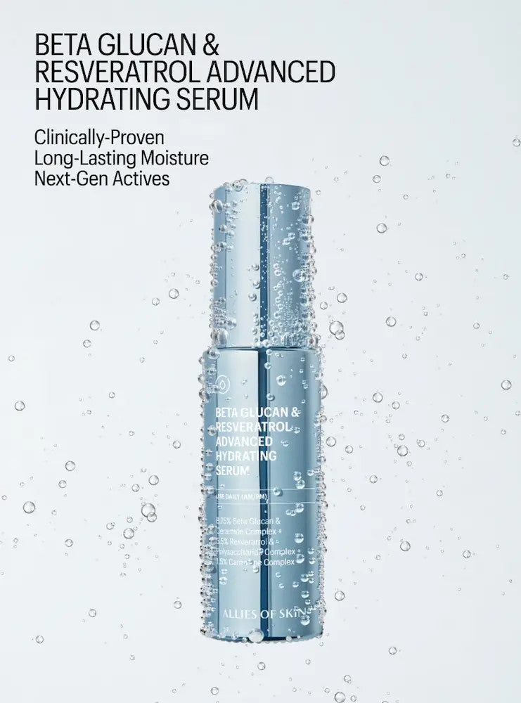 Allies of Skin Beta Glucan & Resveratrol Advanced Hydrating Serum 1 fl oz benefits