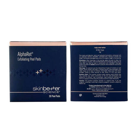 SkinBetter Science AlphaRet Exfoliating Peel Pads - 30 pads - SkinElite - box