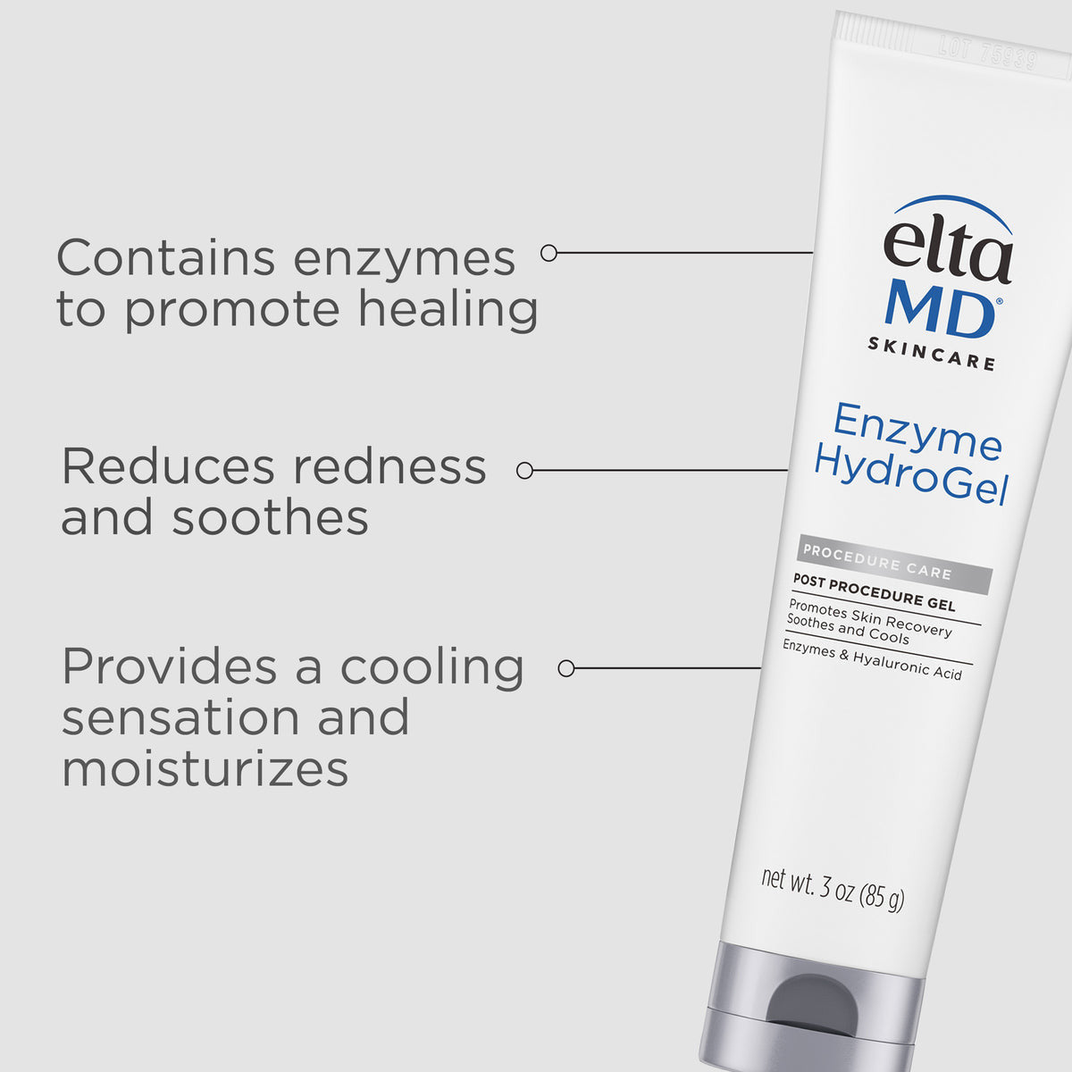 EltaMD Enzyme HydroGel 3 fl oz - SkinElite - benefits