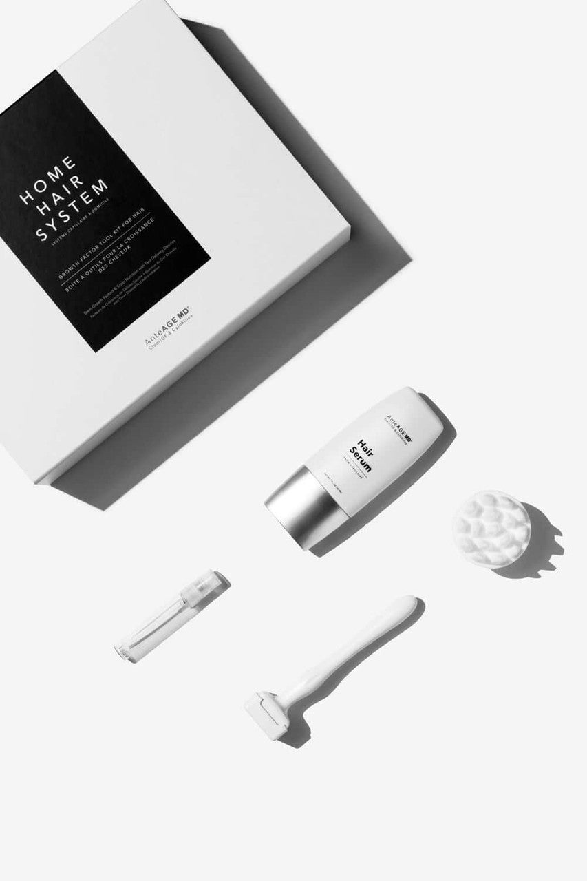 AnteAGE MD Home Hair System - SkinElite - box and contents