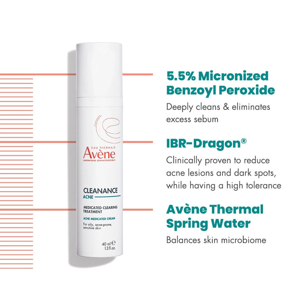 Avène Cleanance ACNE Medicated Clearing Treatment 1.3 fl oz - Skin Elite - ingredients