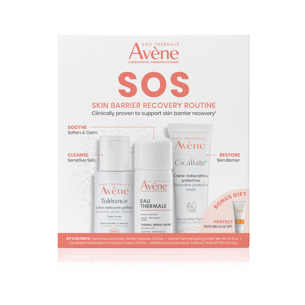 Avène Skin Barrier Recovery Routine Kit - set of 4 - Skin Elite