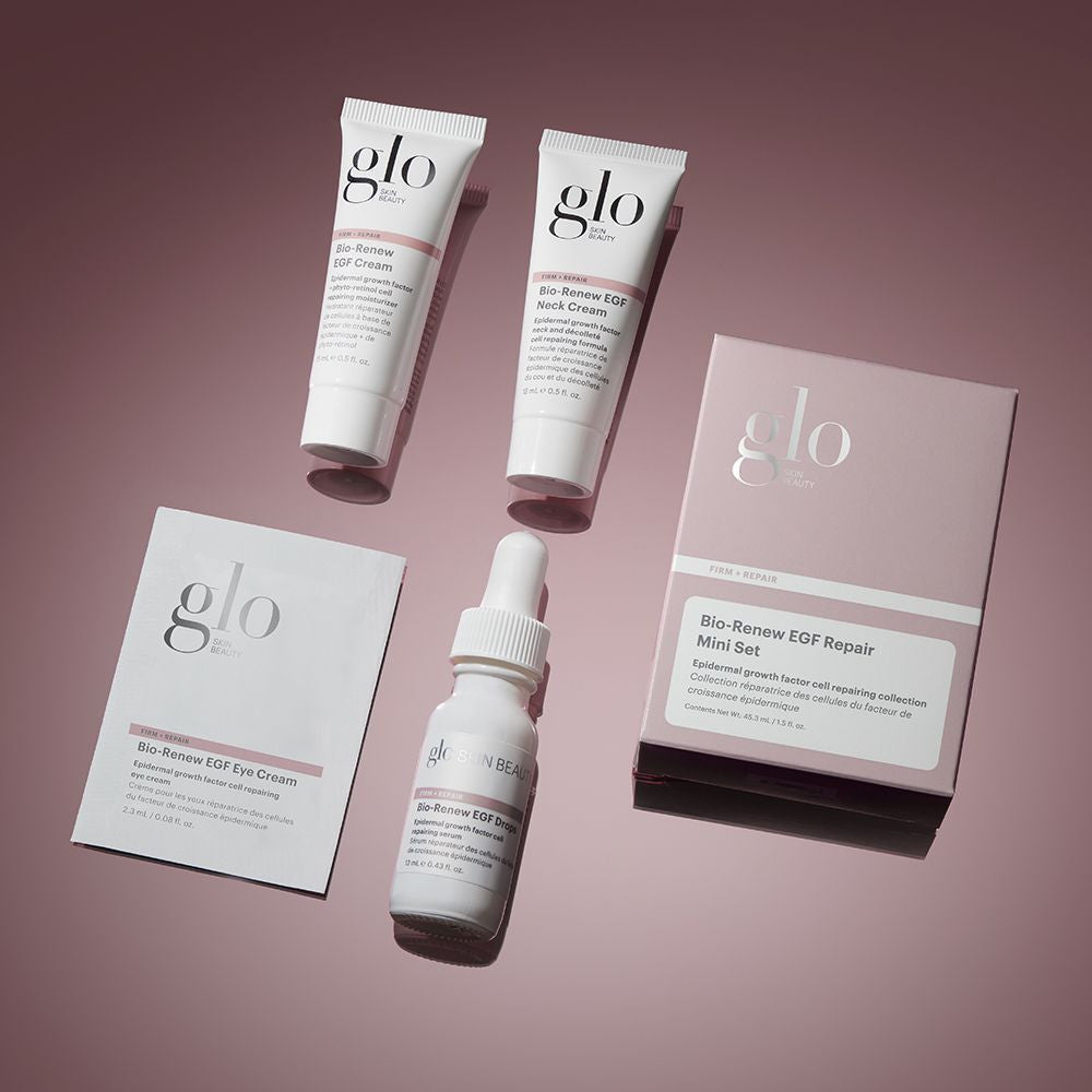 Glo Skin Beauty Bio-Renew EGF Collection Mini Set Flatlay