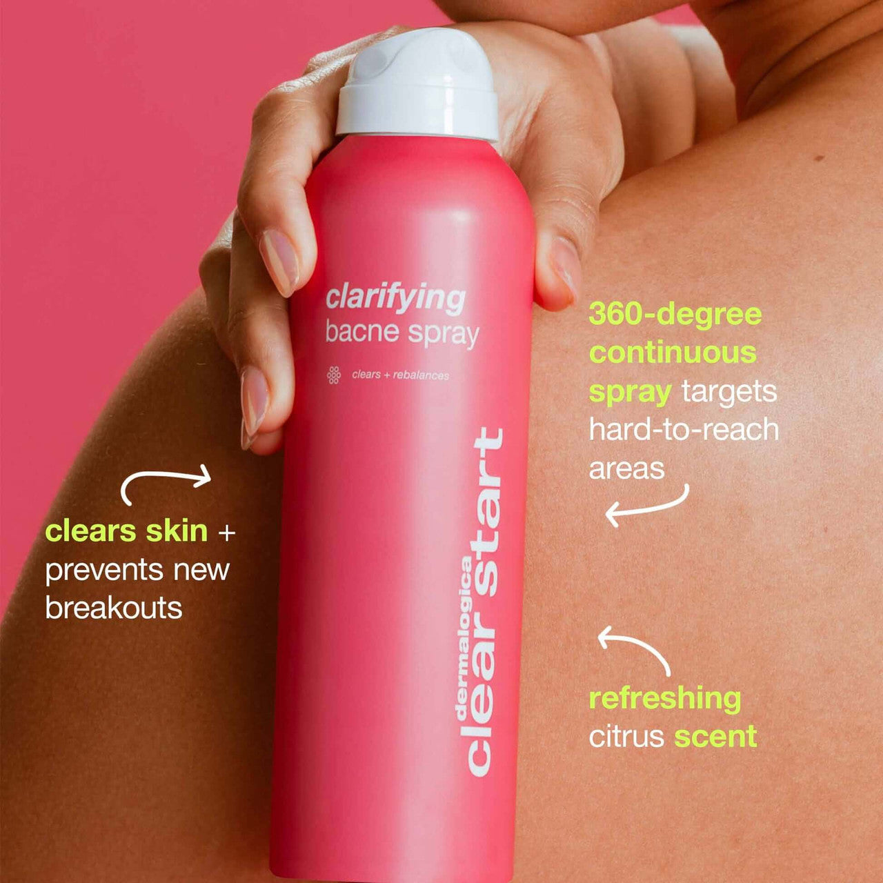 Dermalogica Clear Start Clarifying Bacne Spray | SkinElite - benefits