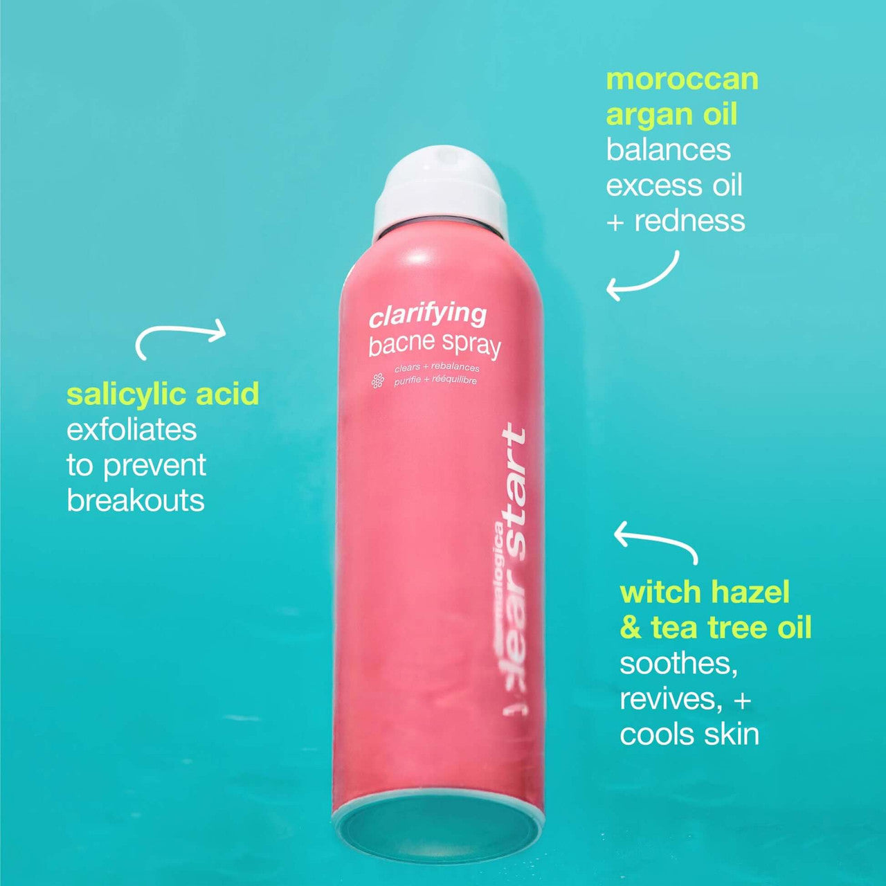 Dermalogica Clear Start Clarifying Bacne Spray | SkinElite - ingredients