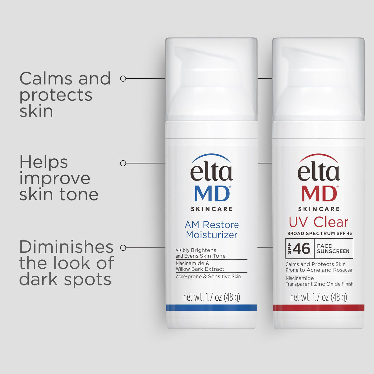 EltaMD EltaMD Clear Skin Daily Duo - SkinElite - benefits