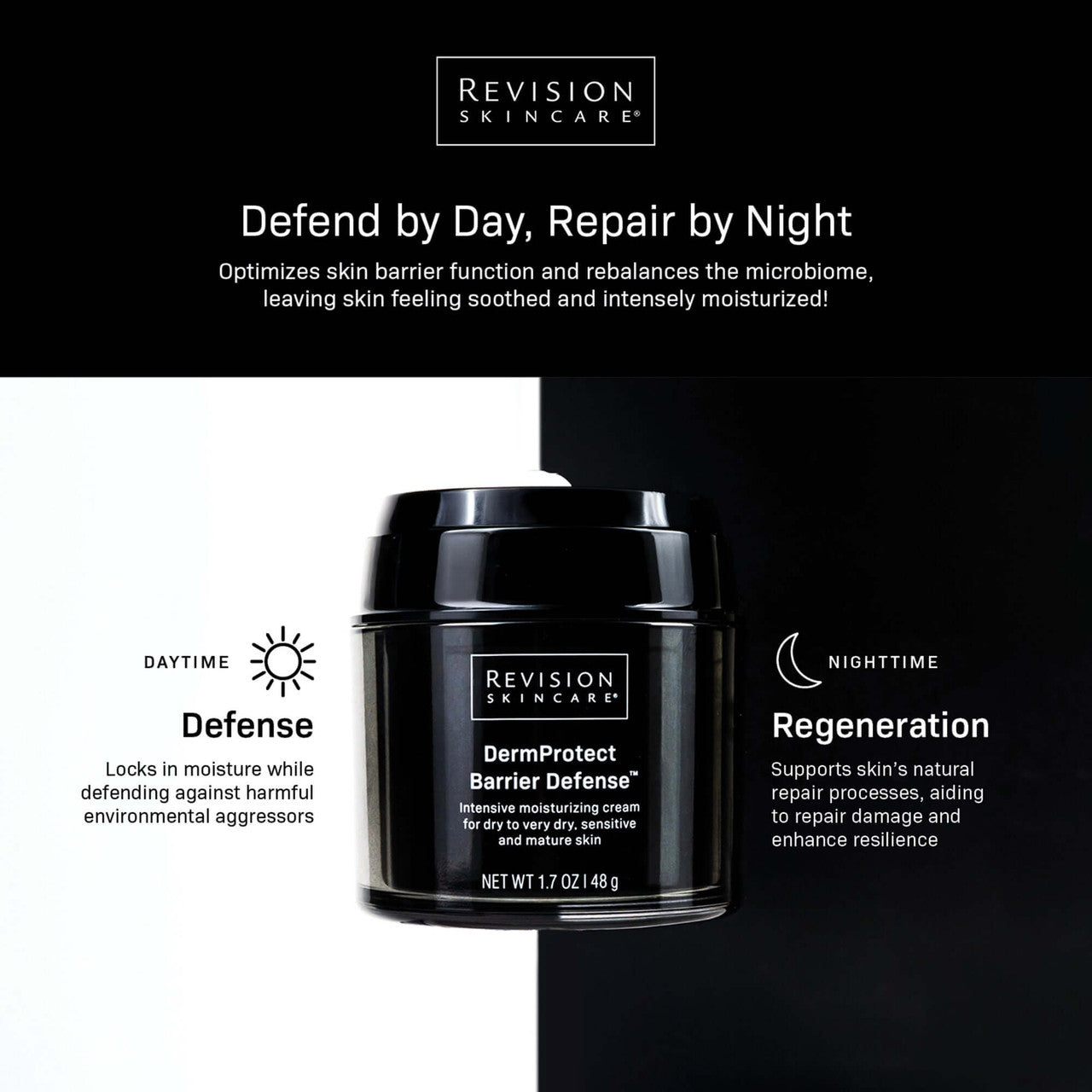 Revision DermProtect Barrier Defense™ 1.7 oz - SkinElite - day night