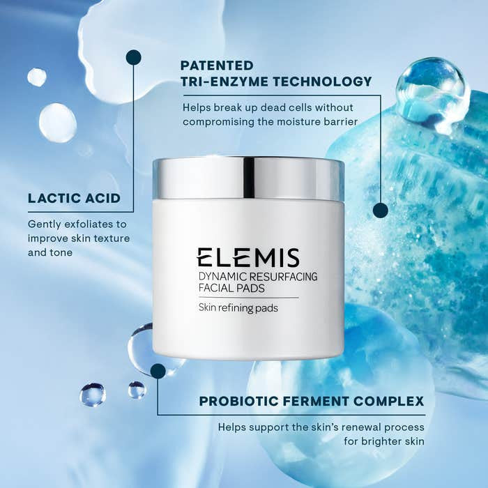 Elemis Dynamic Resurfacing Facial Pads - 60 pads - SkinElite - ingredients