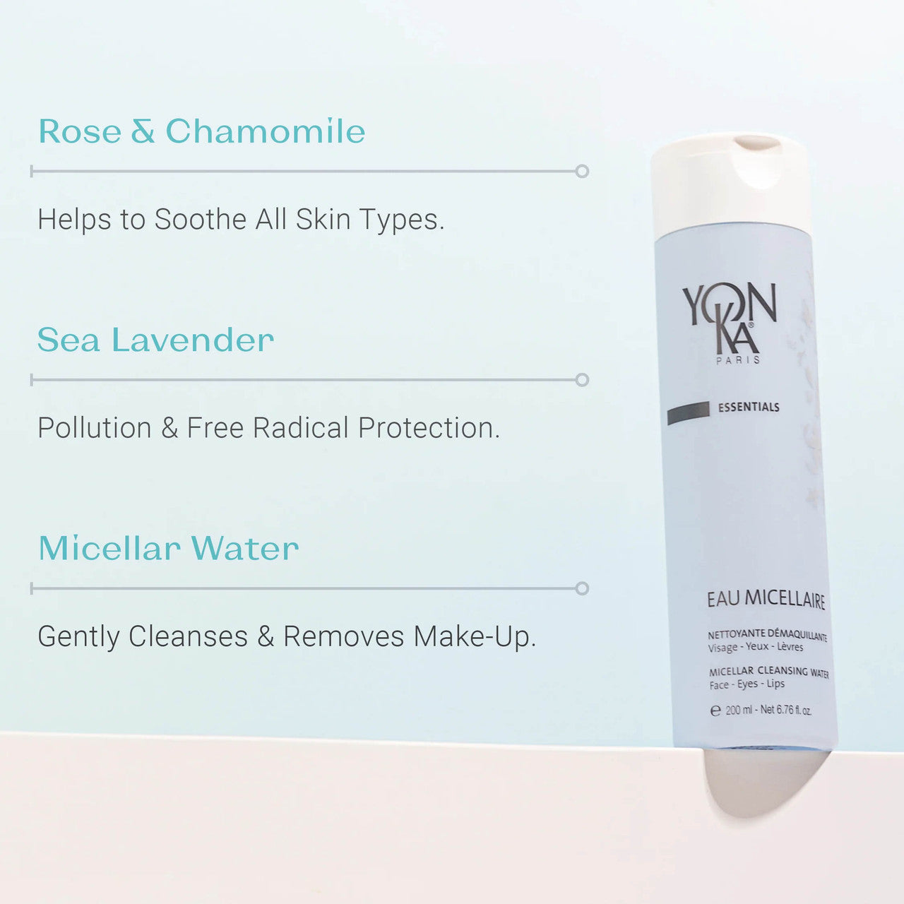 Yon-Ka Paris Eau Micellaire - Skin Elite - ingredients