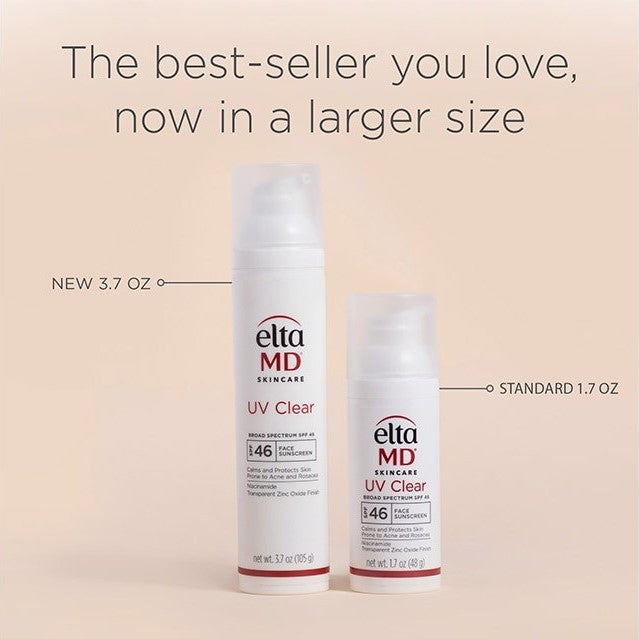 EltaMD UV Clear Sunscreen Broad-Spectrum SPF 46 Untinted 3.7 oz