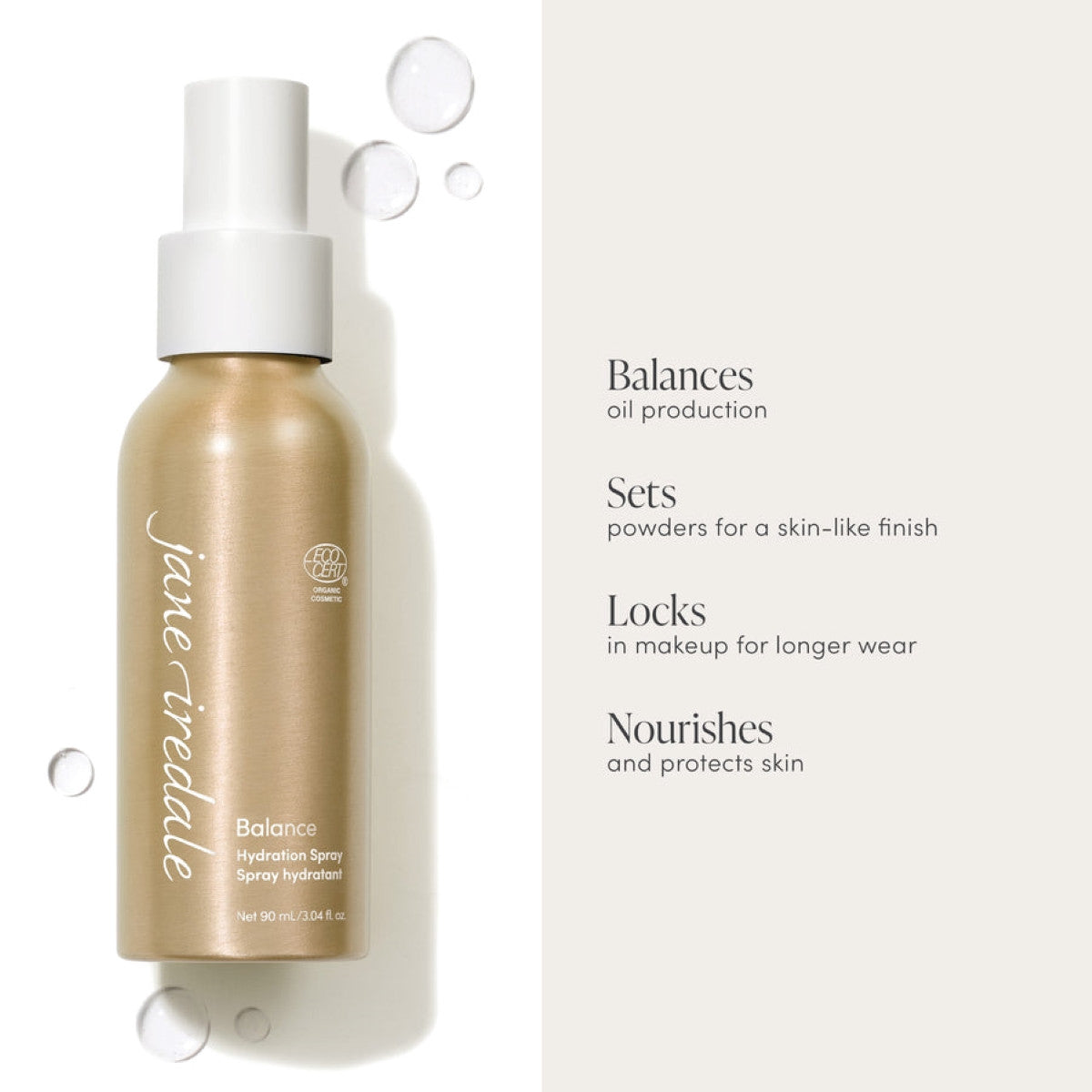 Jane Iredale Balance Hydration Spray 3.04 fl oz - SkinElite - info