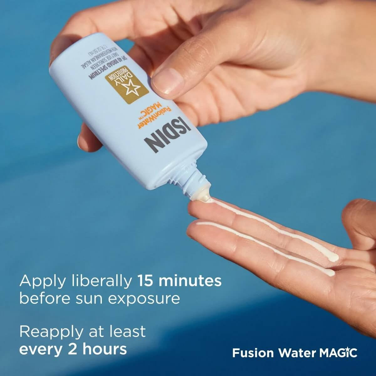 ISDIN Isdinceutics Fusion Water Magic SPF 40 Sunscreen 1.7 fl oz - SkinElite - directions