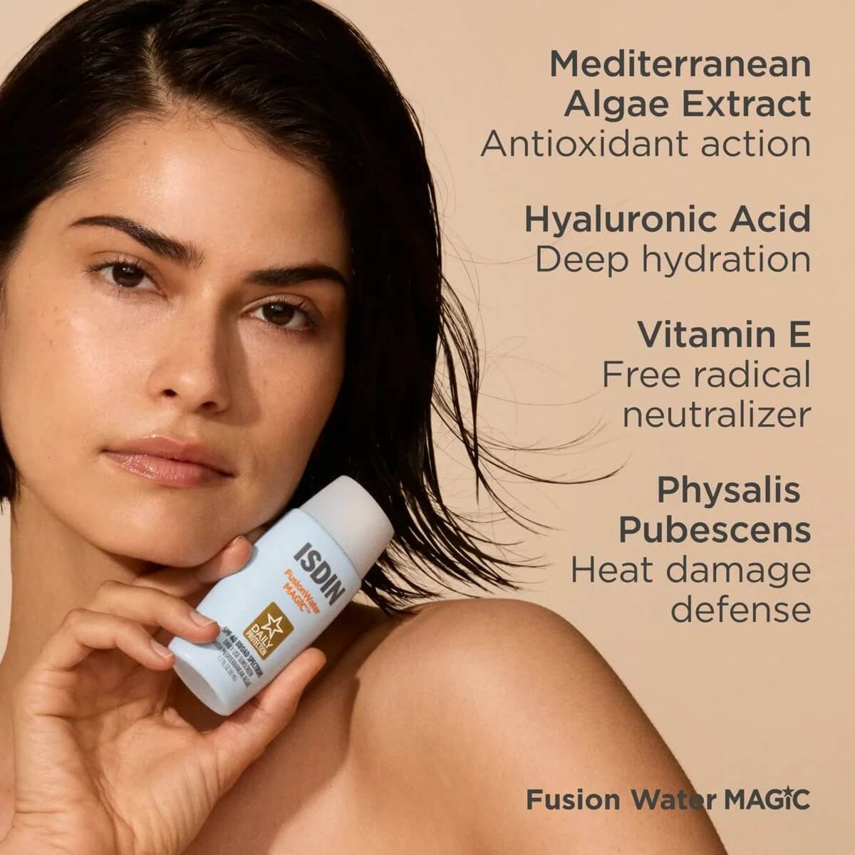 ISDIN Isdinceutics Fusion Water Magic SPF 40 Sunscreen 1.7 fl oz - SkinElite - ingredients