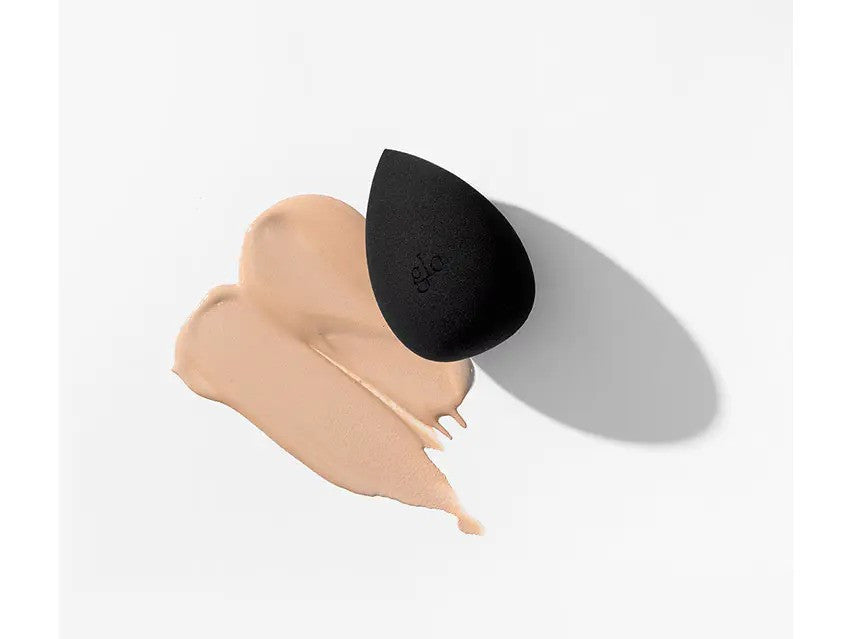 Glo Skin beauty blender with foundation swatch