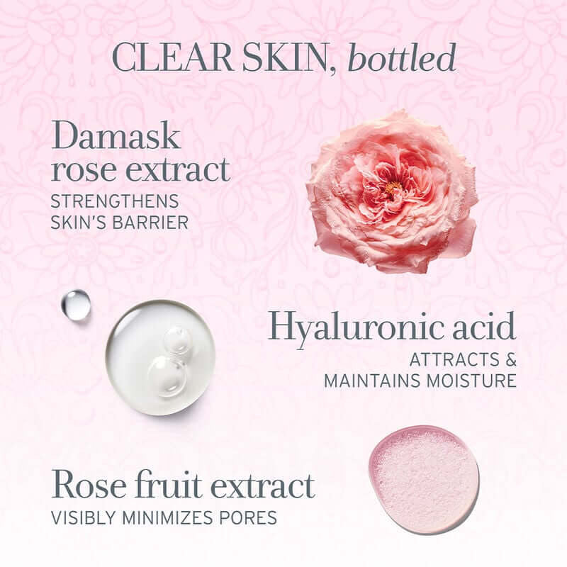 Fresh Rose Deep Hydration Facial Toner - SkinElite - ingredients