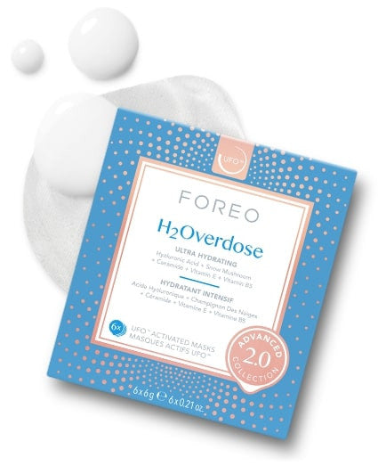 FOREO H2Overdose UFO mask (6 masks) - SkinElite - open packet
