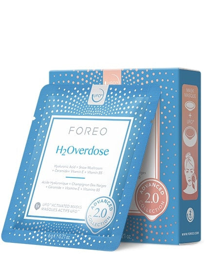 FOREO H2Overdose UFO mask (6 masks) - SkinElite - packet with box